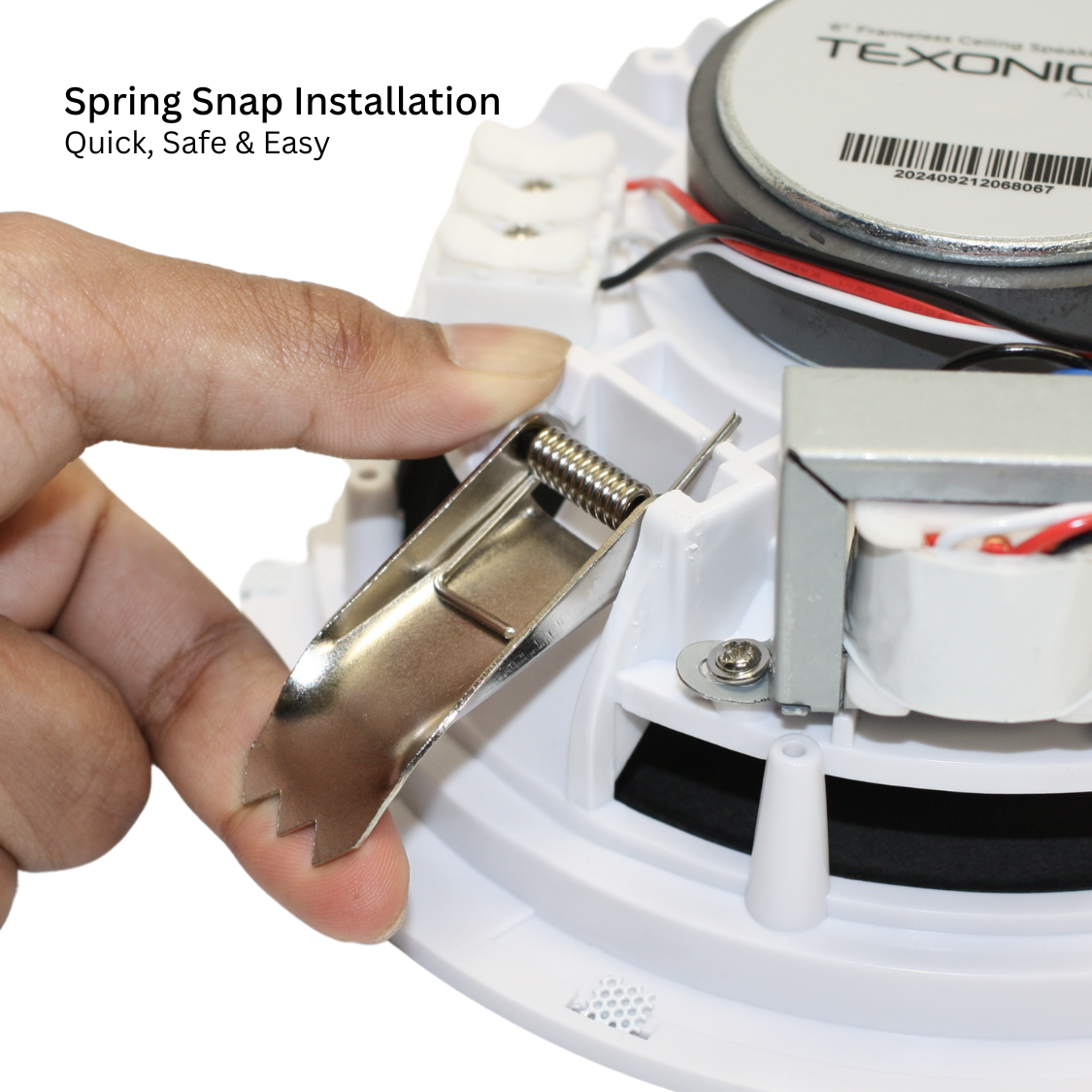 AF106: Slim 6" 70V In-Ceiling Speaker for Commercial Spaces
