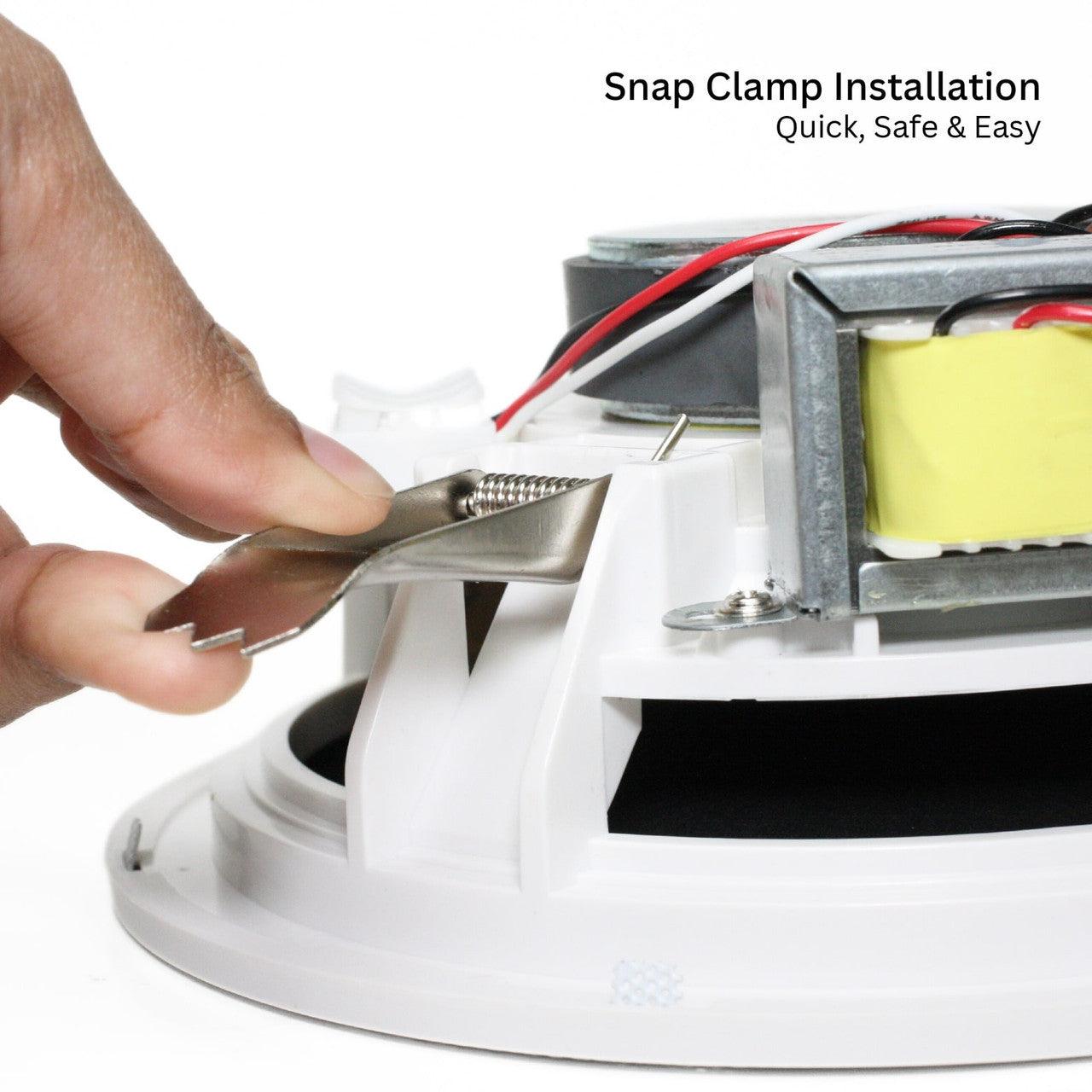 6-Inch Trimless In-Ceiling Speaker - 70V High-Fidelity Commercial Sound System - TEXONIC AV Inc