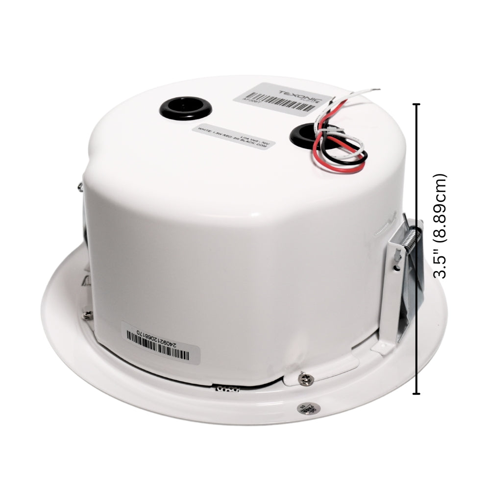 Haut-parleur de plafond TEXONIC 70V 6" Commercial