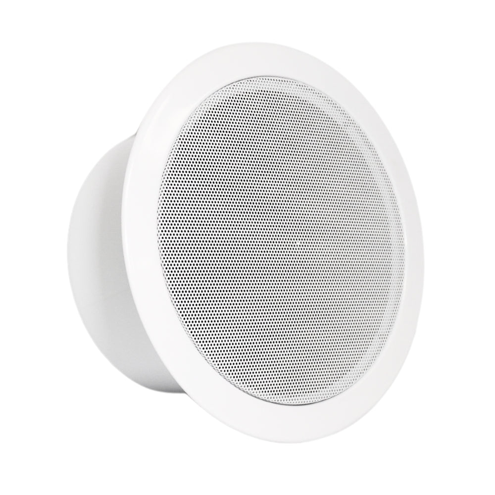 6" Two-Way Commercial Ceiling Speaker with Metal Back - 70/100V