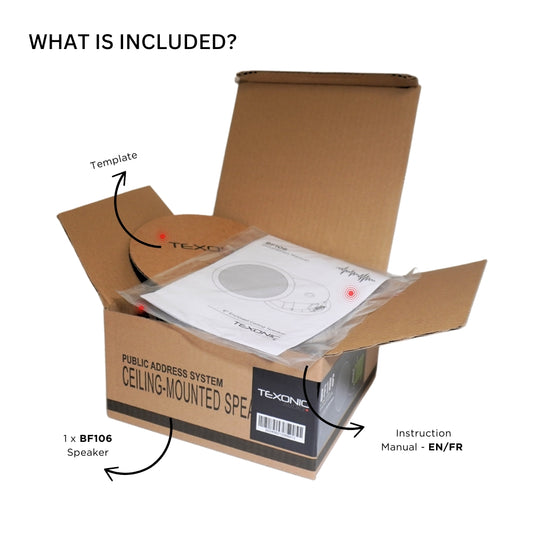 6" 70/100V Commercial Ceiling Speaker for Background Music