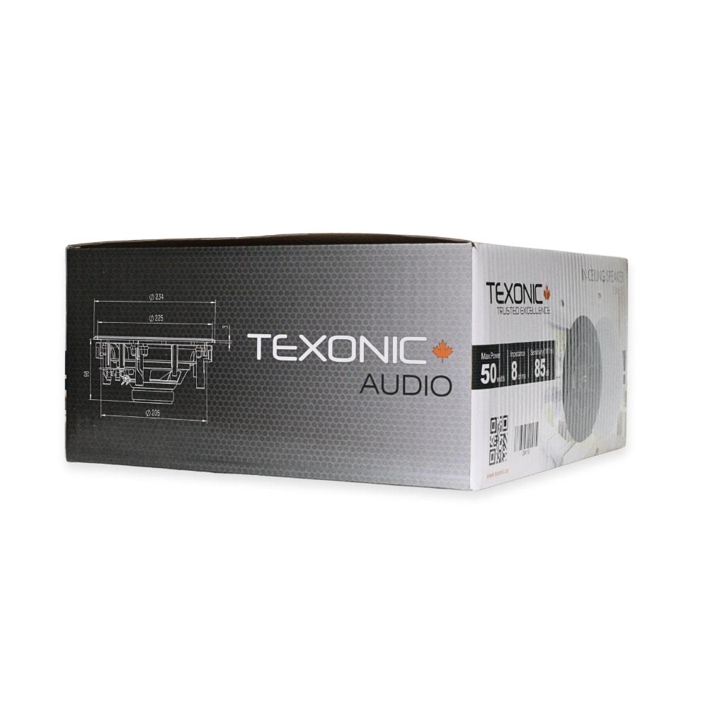 6.5" In-Ceiling Speaker with Tool-Free Installation - Surround Sound - TEXONIC AV Inc