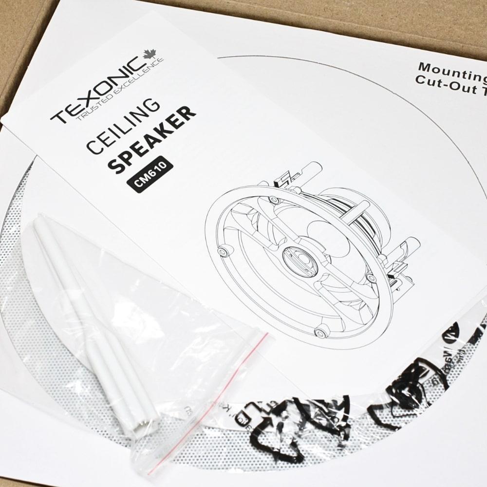 6.5" In-Ceiling Speaker with Tool-Free Installation - Surround Sound - TEXONIC AV Inc
