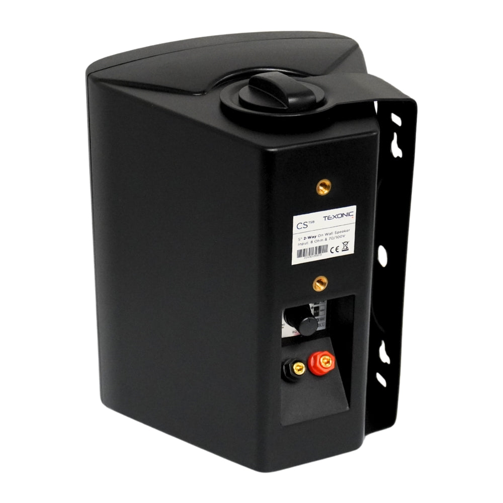70V 2 Way: 5.25" On Wall Surface Mount Speaker for Indoor/Outdoor Use