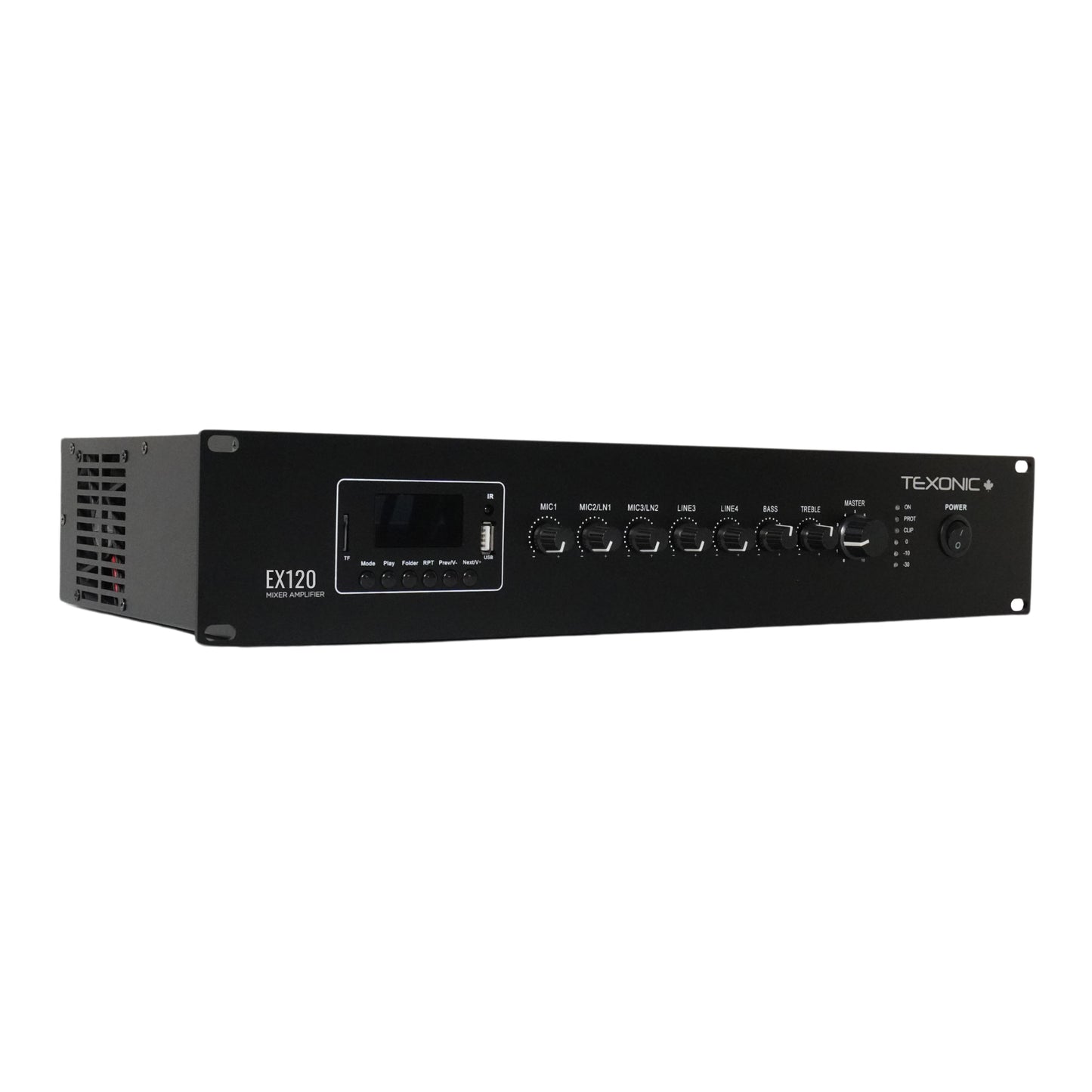 Amplificateur mélangeur professionnel TEXONIC | 60W | Syntoniseur FM | MP3 Bluetooth