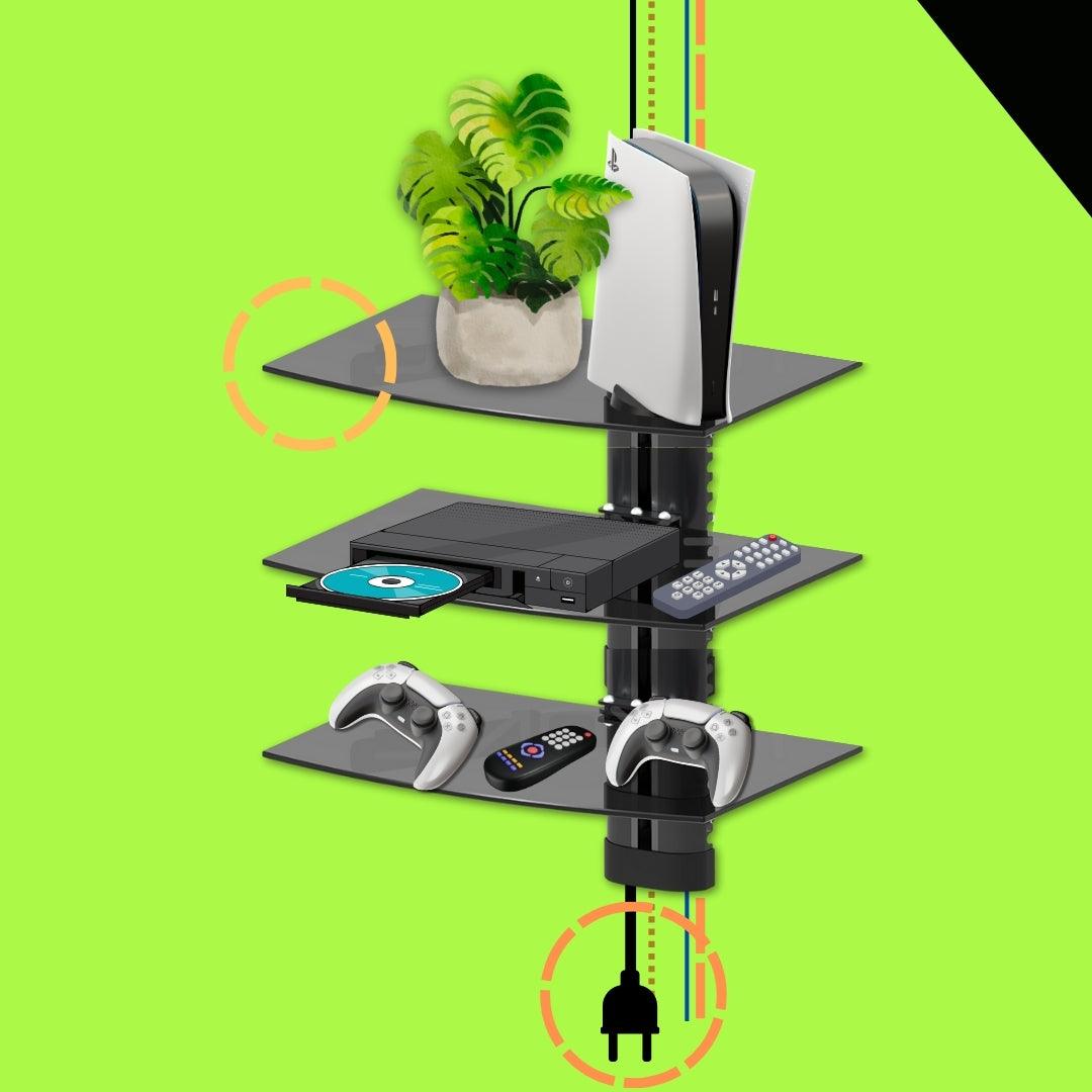 3-Tier AV Shelving System - Free shipping Canada wide | Transform Your Home Entertainment - TEXONIC AV Inc