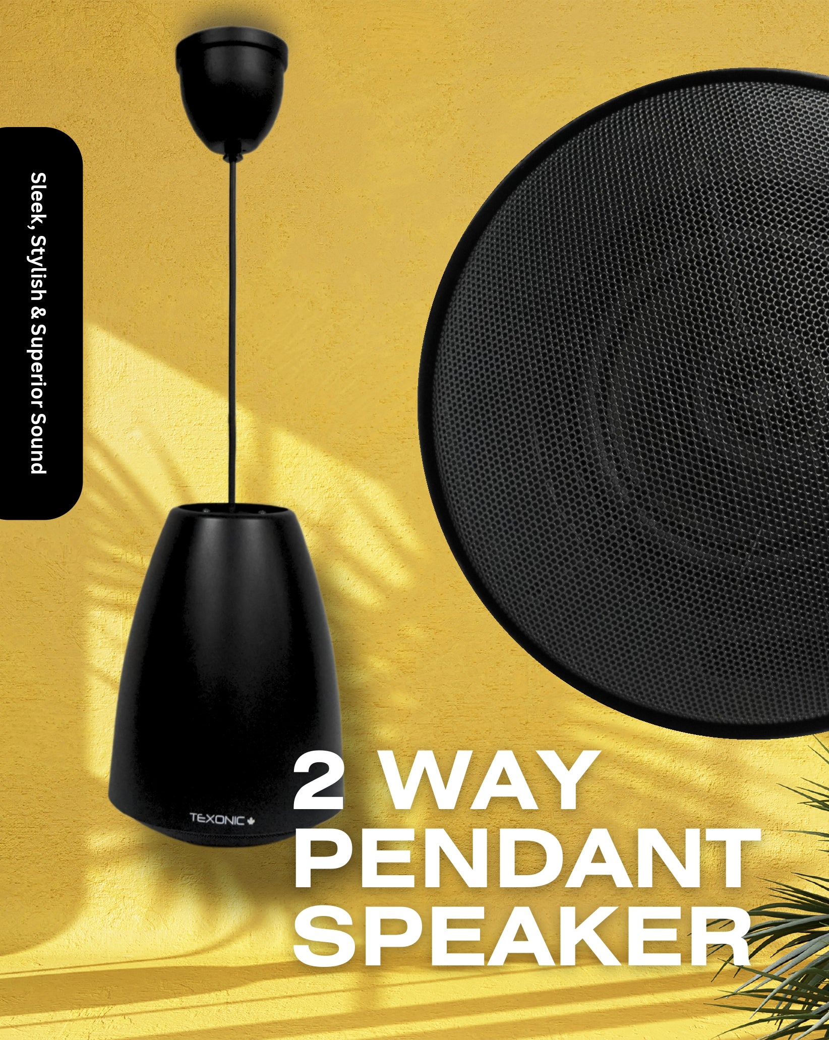 Texonic Pendant Hanging Speaker Banner Audio
