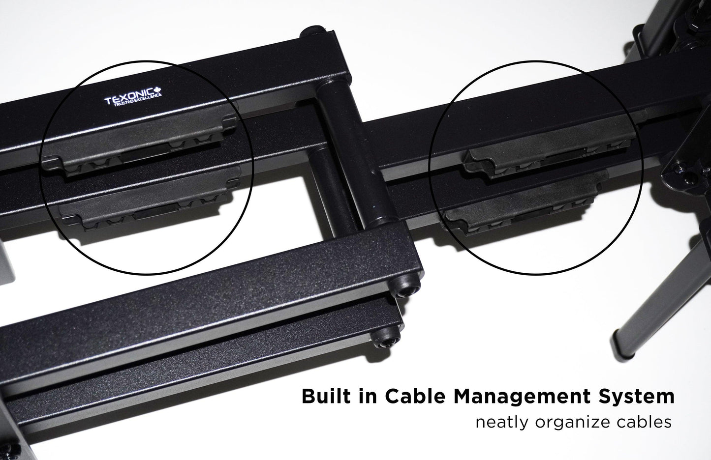 37"-90" Full Motion TV Wall Mount | up to 65kg/143lbs - TEXONIC AV Inc