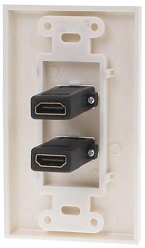 Dual HDMI® Wall Plate - TEXONIC AV Inc