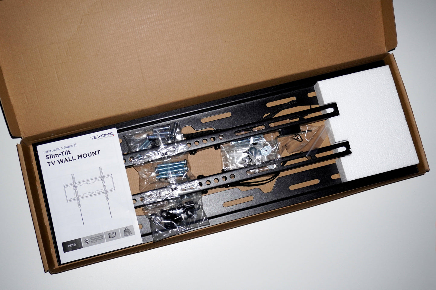Low profile fix tilt TV wall mount | screen size 37" to 75" | Free Shipping Canada Wide - TEXONIC AV Inc