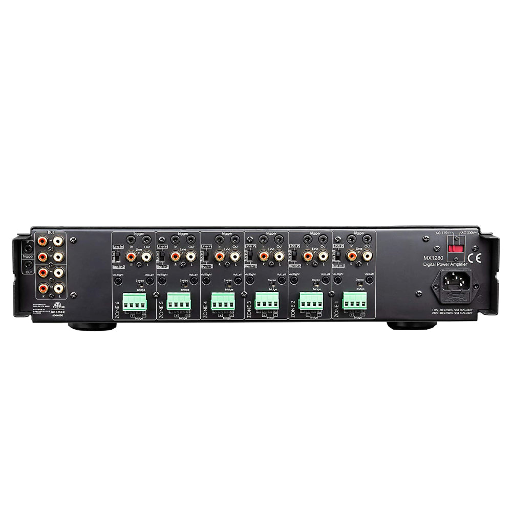6 Zone 12-Channel Digital Amplifier - 80W/Channel