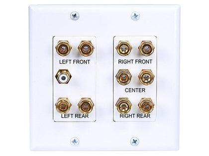 2-Gang 5.1 Surround Sound Wall Plate - TEXONIC AV Inc