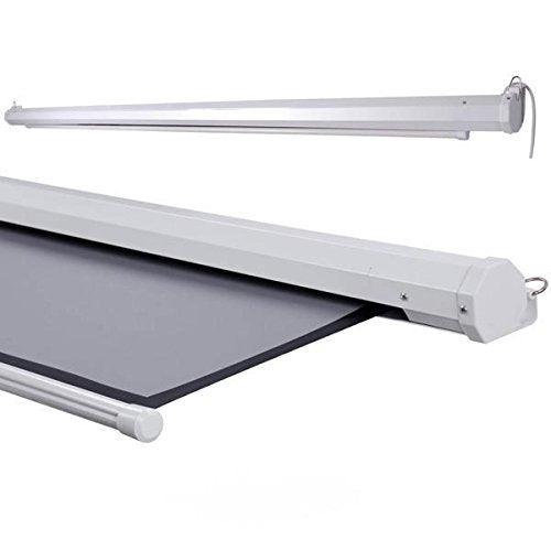 130" TEXONIC Electric Matte Grey Projector Screen - Enhanced Contrast, HD, Wall/Ceiling Mount - TEXONIC AV Inc