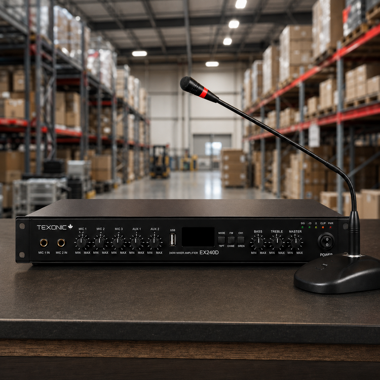 Commercial Mixer Amplifiers