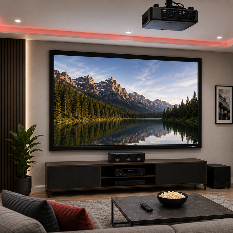 Fixed-Frame Projector Screens