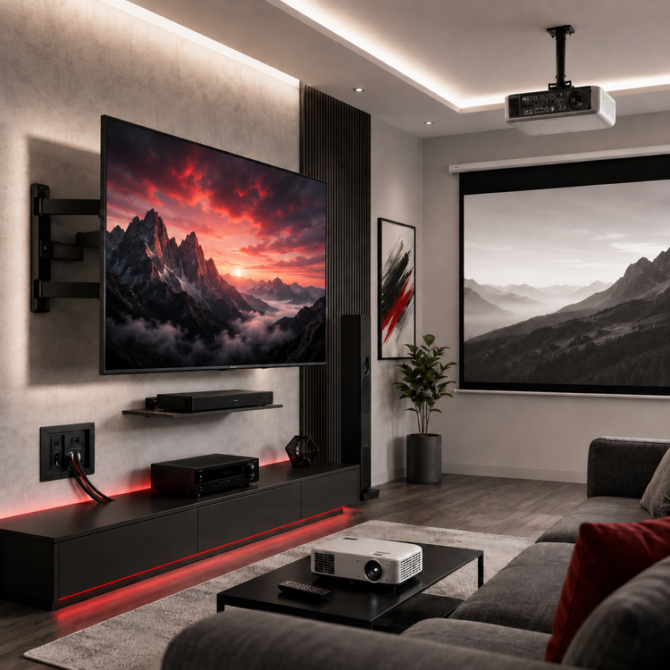 TV Mounts, Projectors & AV Accessories