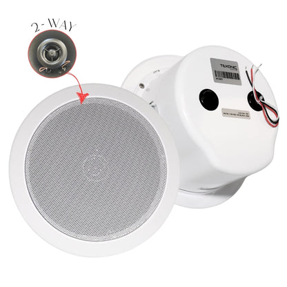 Haut-parleur de plafond TEXONIC 70V 6" Commercial