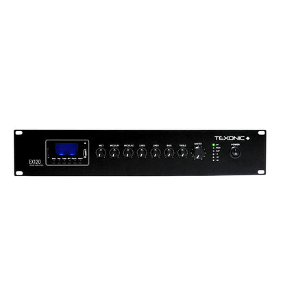 Amplificateur mélangeur professionnel TEXONIC | 60W | Syntoniseur FM | MP3 Bluetooth