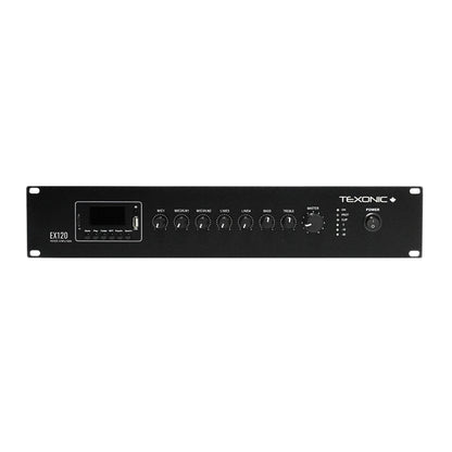 Amplificateur mélangeur professionnel TEXONIC | 60W | Syntoniseur FM | MP3 Bluetooth