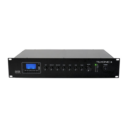 Amplificateur mélangeur professionnel TEXONIC | 60W | Syntoniseur FM | MP3 Bluetooth