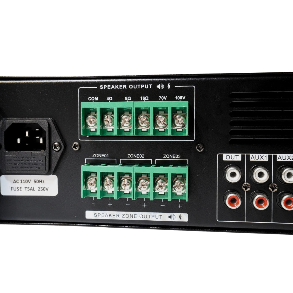 TEXONIC Commercial 70V 240W Mixer Power Amplifier | Canada