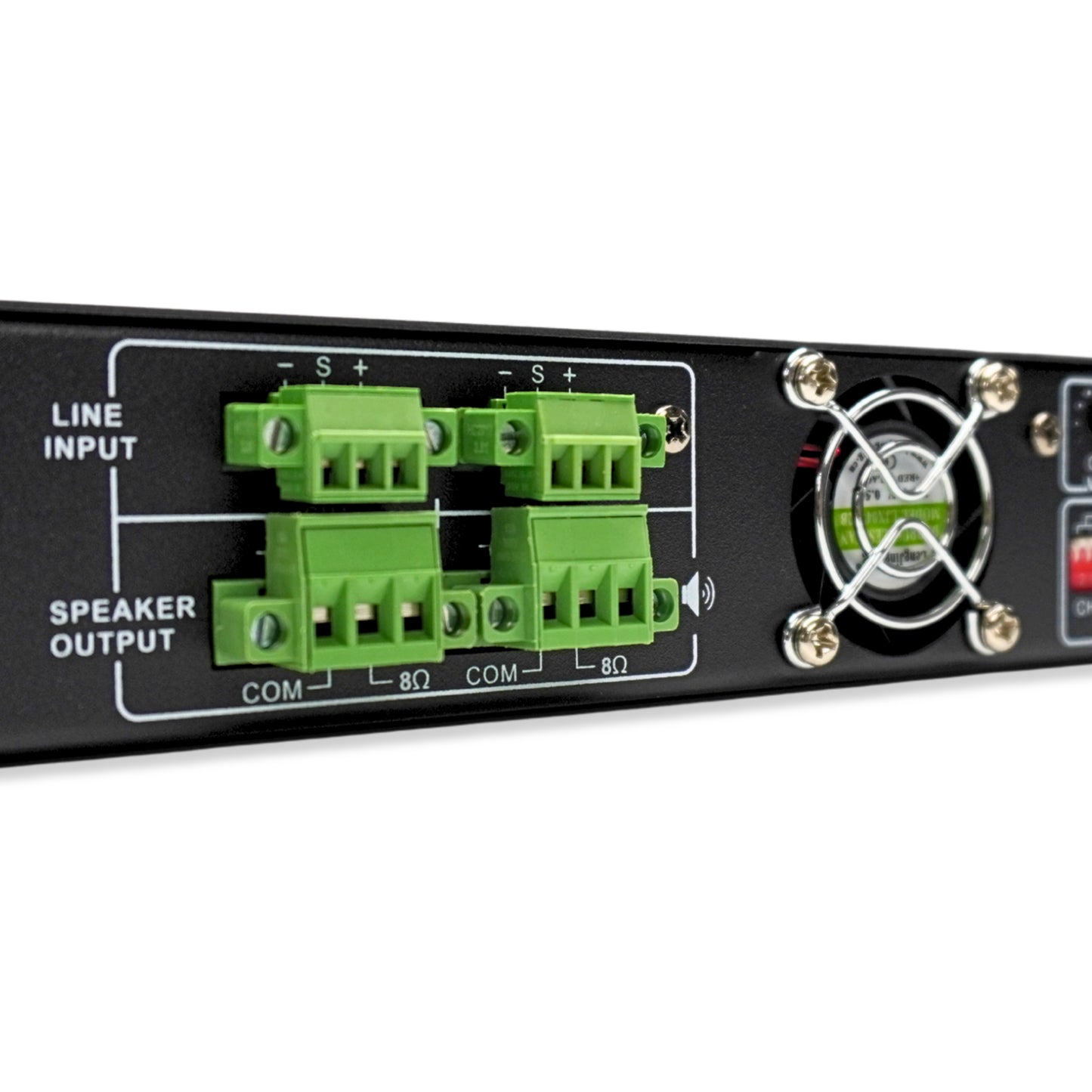 TEXONIC MC-2120 Digital Class-D Power Amplifier – 120W x 2, 70V/8Ω, High-Efficiency Dual-Channel Amplifier for Commercial Audio & Public Address Systems