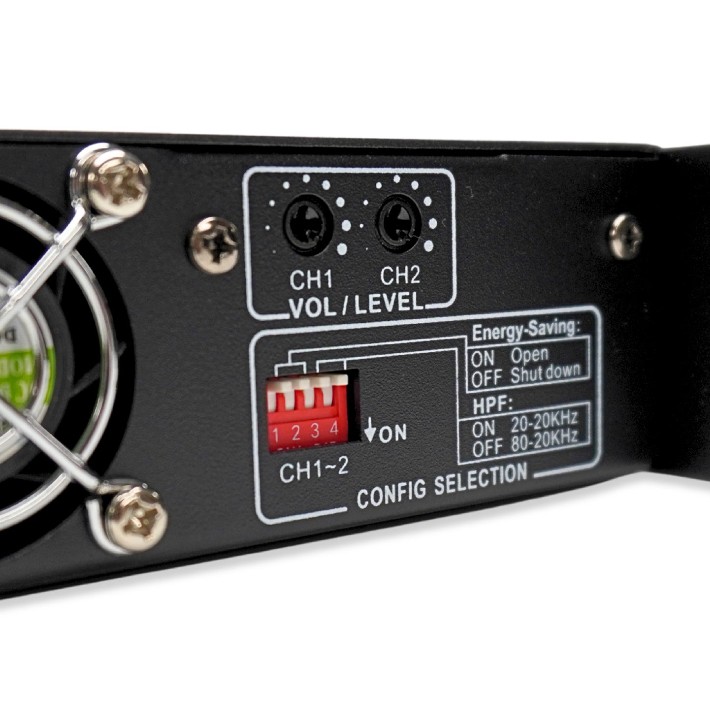 TEXONIC MC-2120 Digital Class-D Power Amplifier – 120W x 2, 70V/8Ω, High-Efficiency Dual-Channel Amplifier for Commercial Audio & Public Address Systems