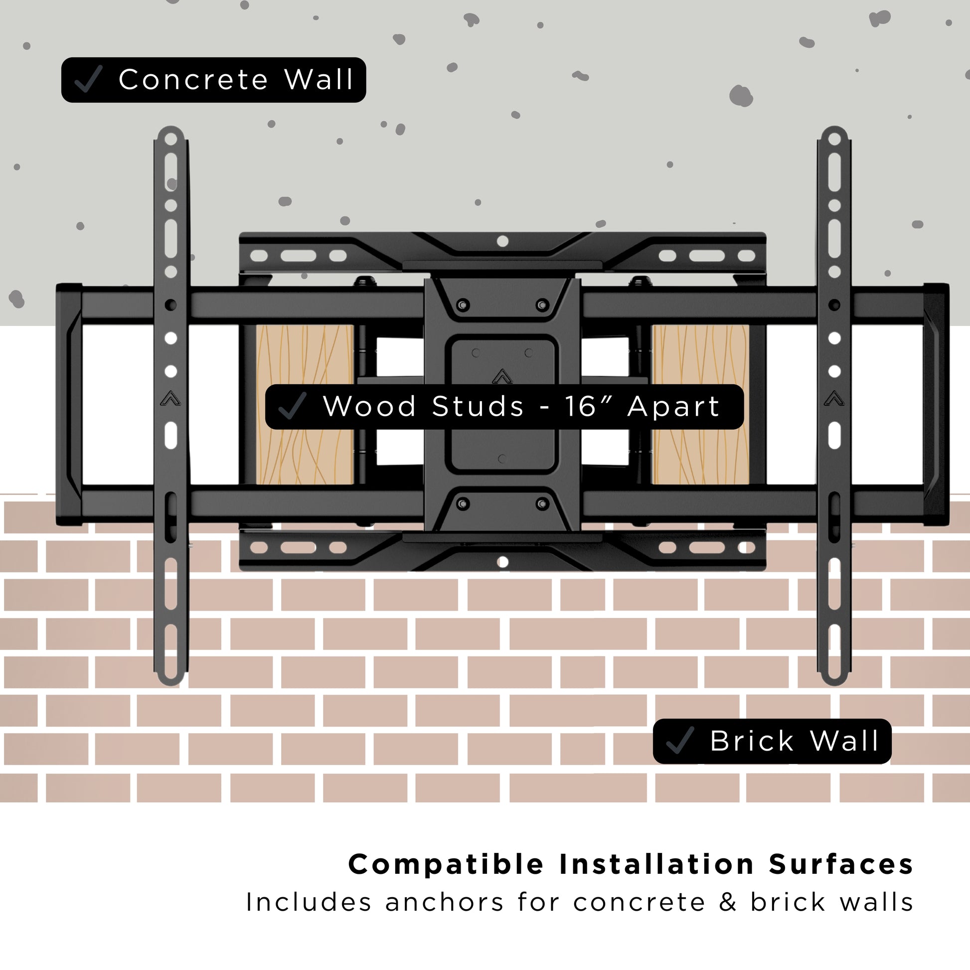MX14 Compatible Installation surfaces