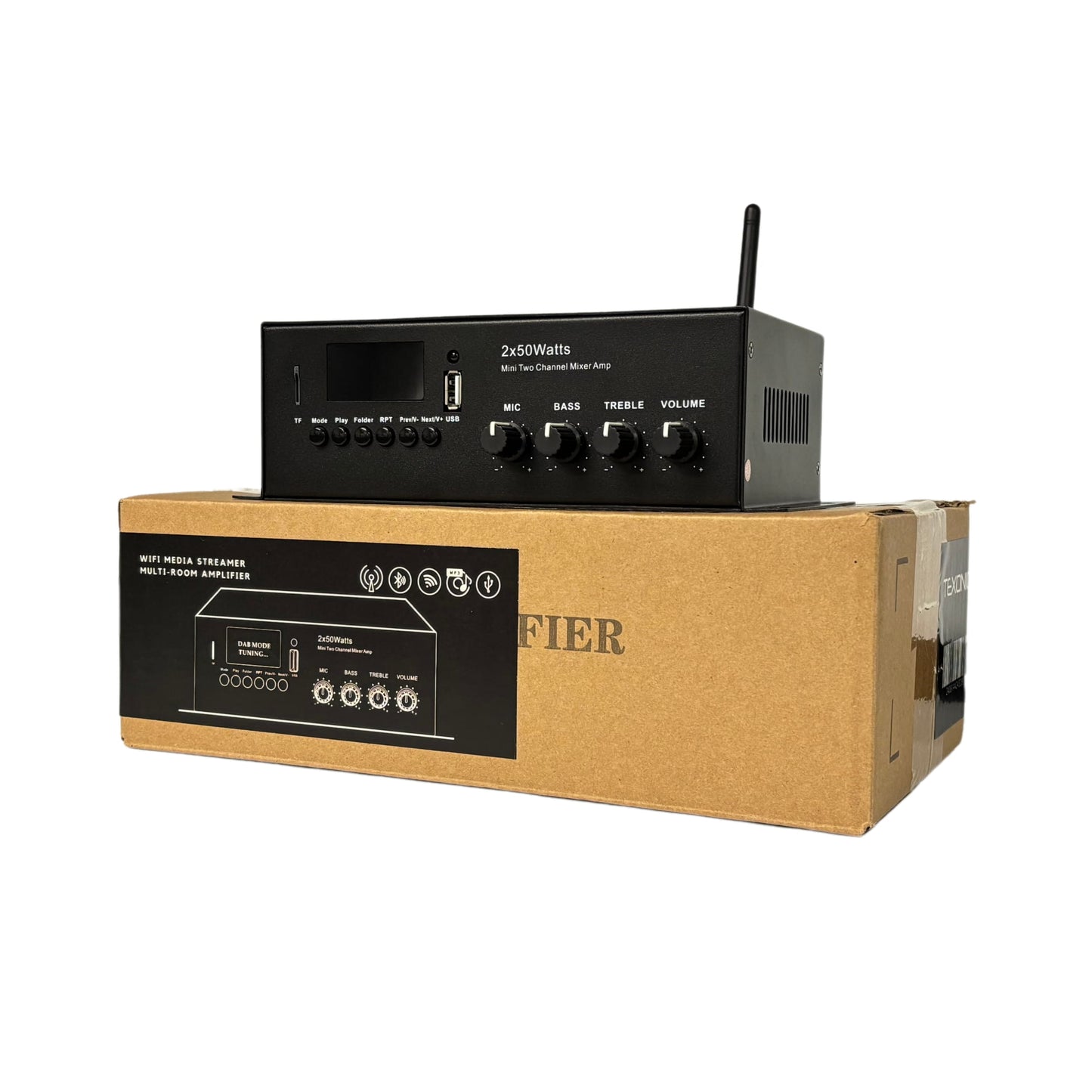 Amplificateur commercial TEXONIC 60W | 6 canaux | Canada