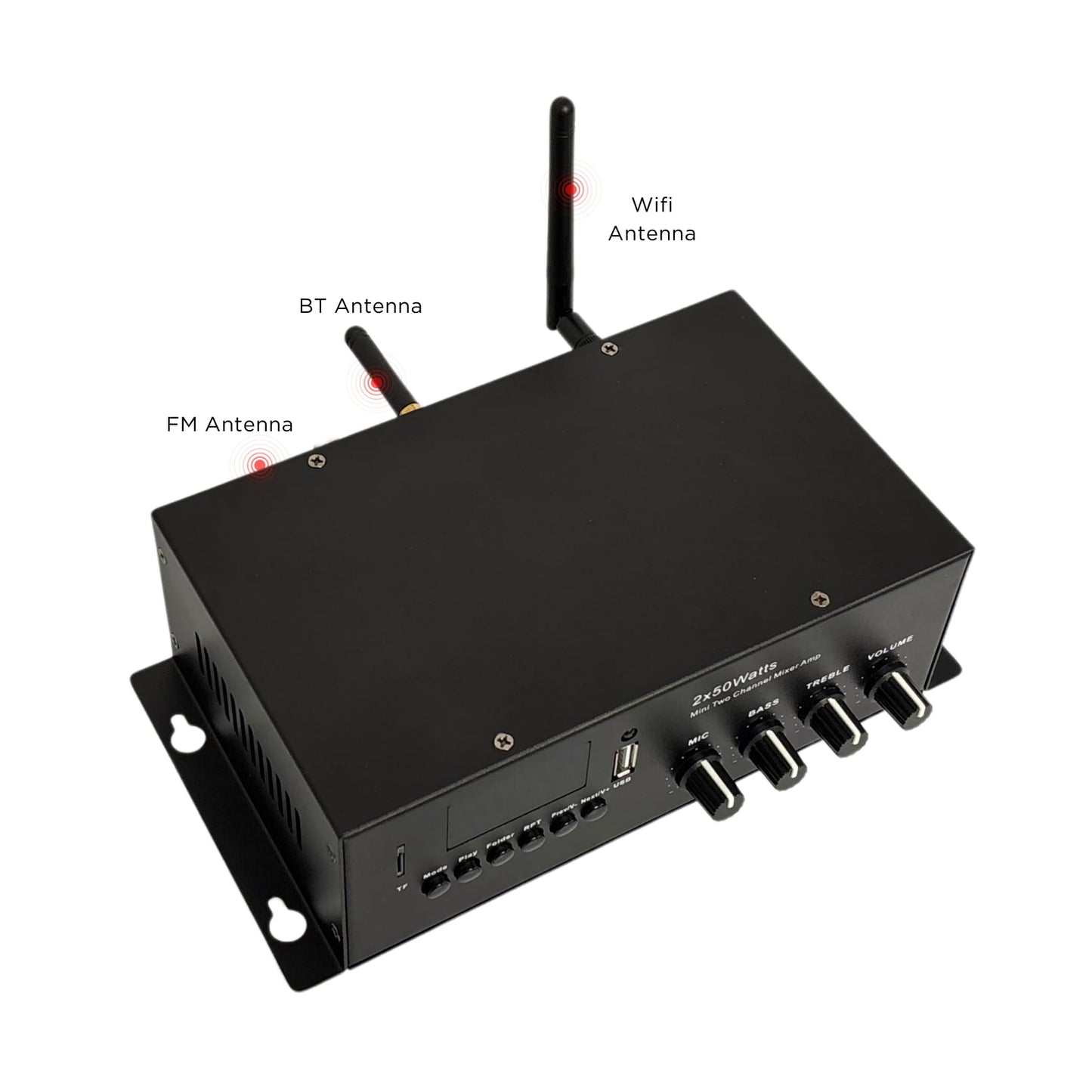 Amplificateur commercial TEXONIC 60W | 6 canaux | Canada