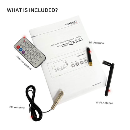 Amplificateur commercial TEXONIC 60W | 6 canaux | Canada