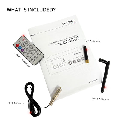 Amplificateur commercial TEXONIC 60W | 6 canaux | Canada