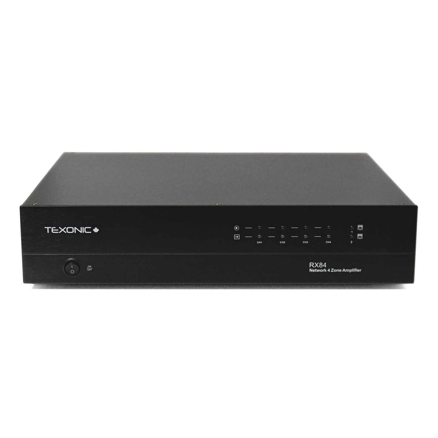 TEXONIC RX84 | 4 Zone Network Streaming Amplifier – Multi-Room Audio for Home & Business