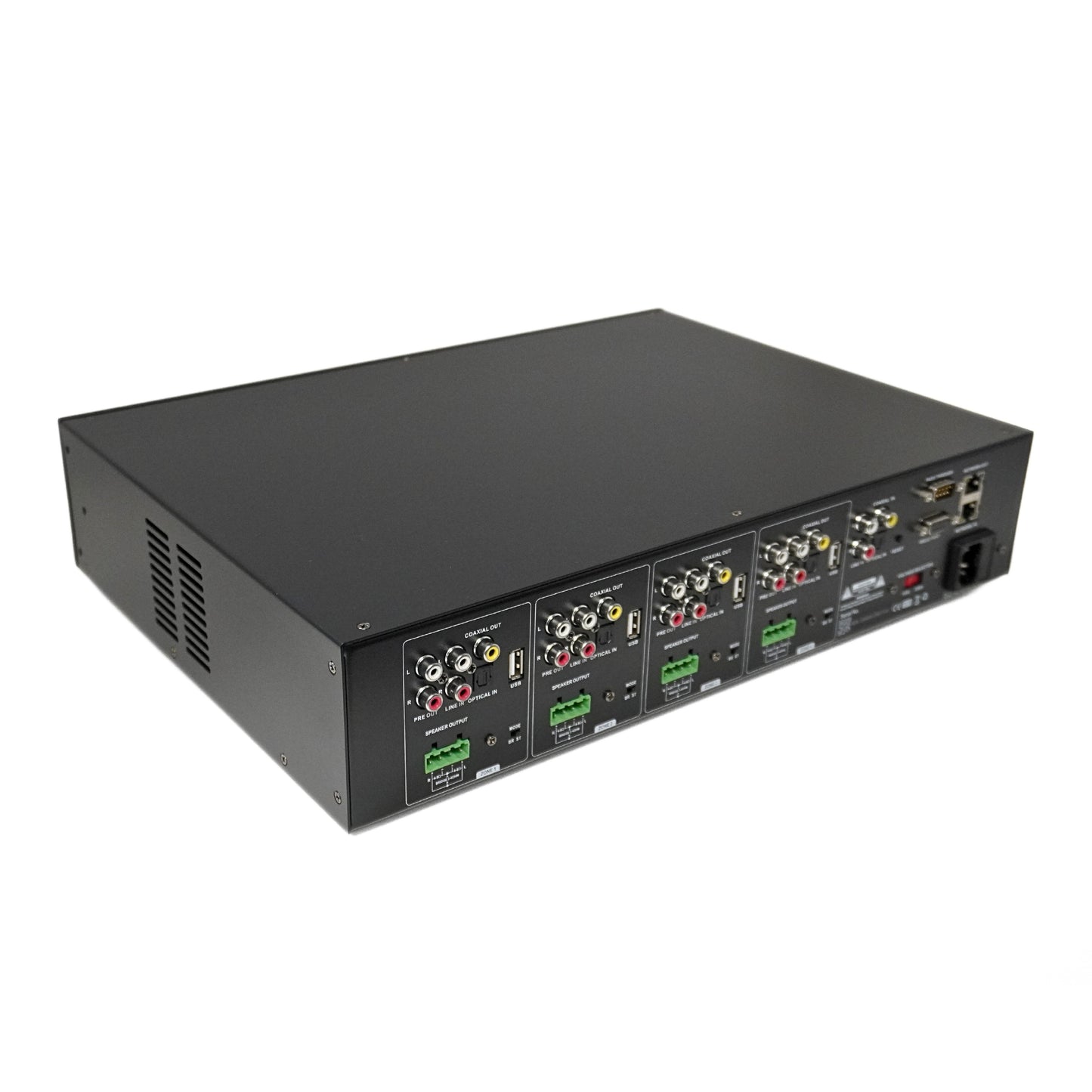 TEXONIC RX84 | 4 Zone Network Streaming Amplifier – Multi-Room Audio for Home & Business