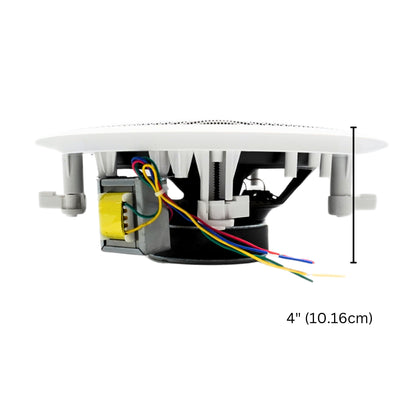 TEXONIC CM80T 8″ Coaxial Ceiling Speaker for 70V/100V Commercial Audio