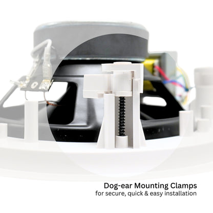 TEXONIC CM80T 8″ Coaxial Ceiling Speaker for 70V/100V Commercial Audio