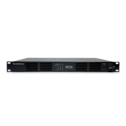 TEXONIC MC-2120 Digital Class-D Power Amplifier – 120W x 2, 70V/8Ω, High-Efficiency Dual-Channel Amplifier for Commercial Audio & Public Address Systems