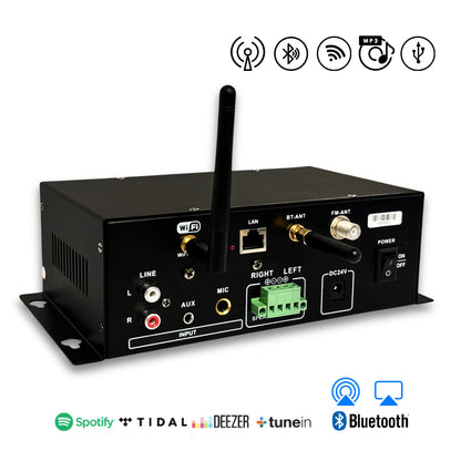 Amplificateur commercial TEXONIC 60W | 6 canaux | Canada