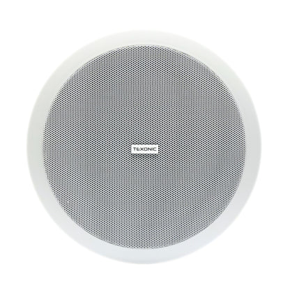 TEXONIC CM80T 8″ Coaxial Ceiling Speaker for 70V/100V Commercial Audio