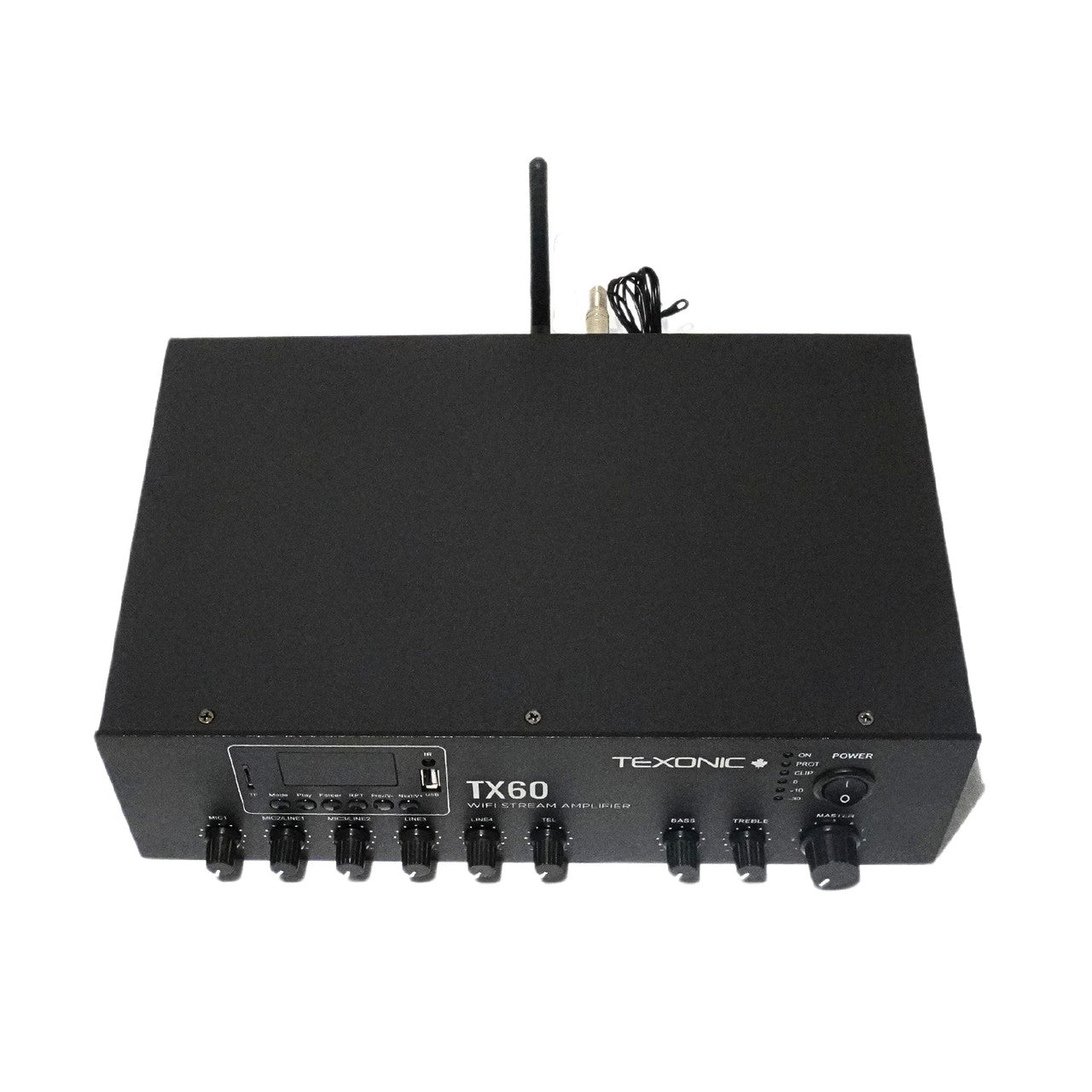 TEXONIC 60W Commercial Amplifier | 6 Channels | Canada