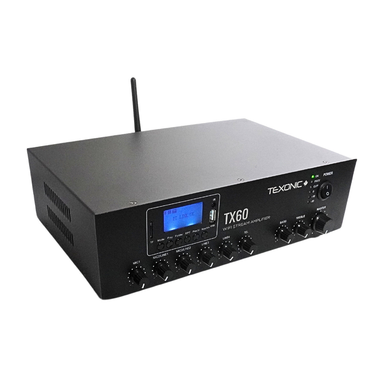 TEXONIC 60W Commercial Amplifier | 6 Channels | Canada
