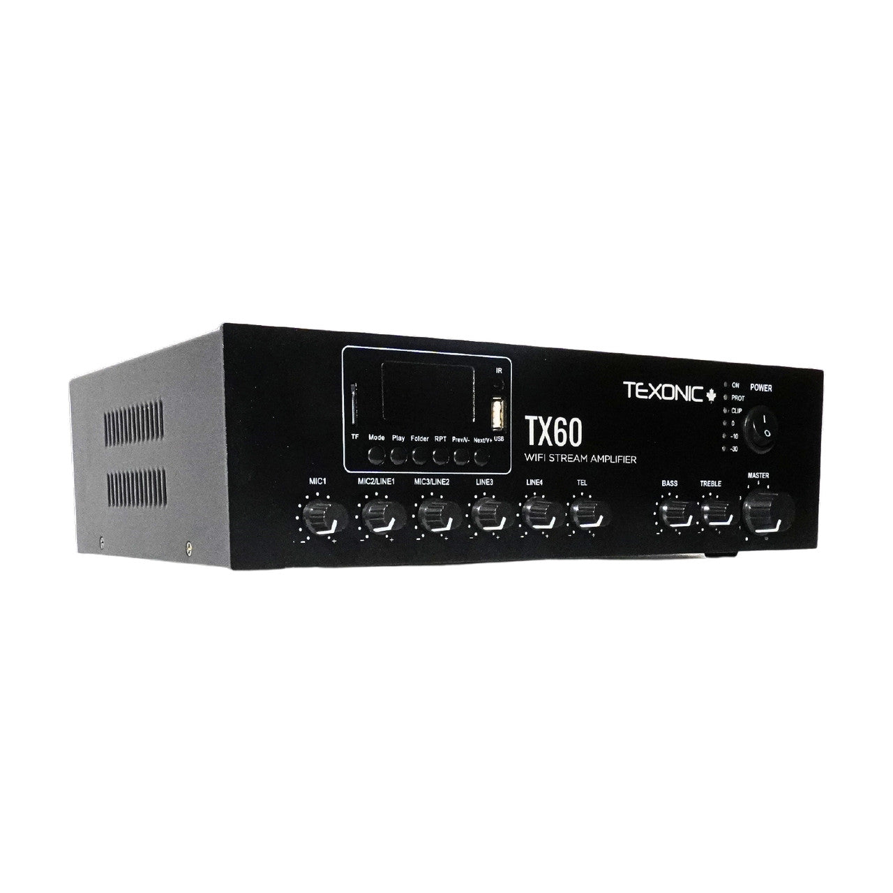 TEXONIC 60W Commercial Amplifier | 6 Channels | Canada
