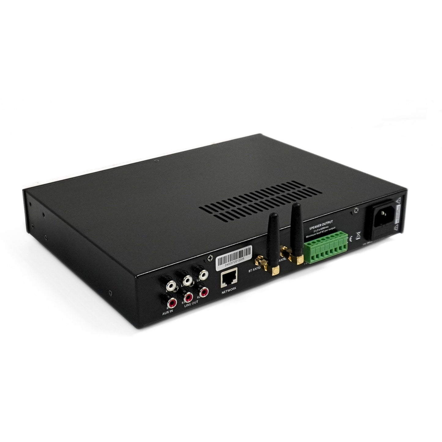 QX200 Dual Zone Network Streaming Amplifier – 4 Channel Wi-Fi & Bluetooth Multi-Room Audio Amplifier 4×60W