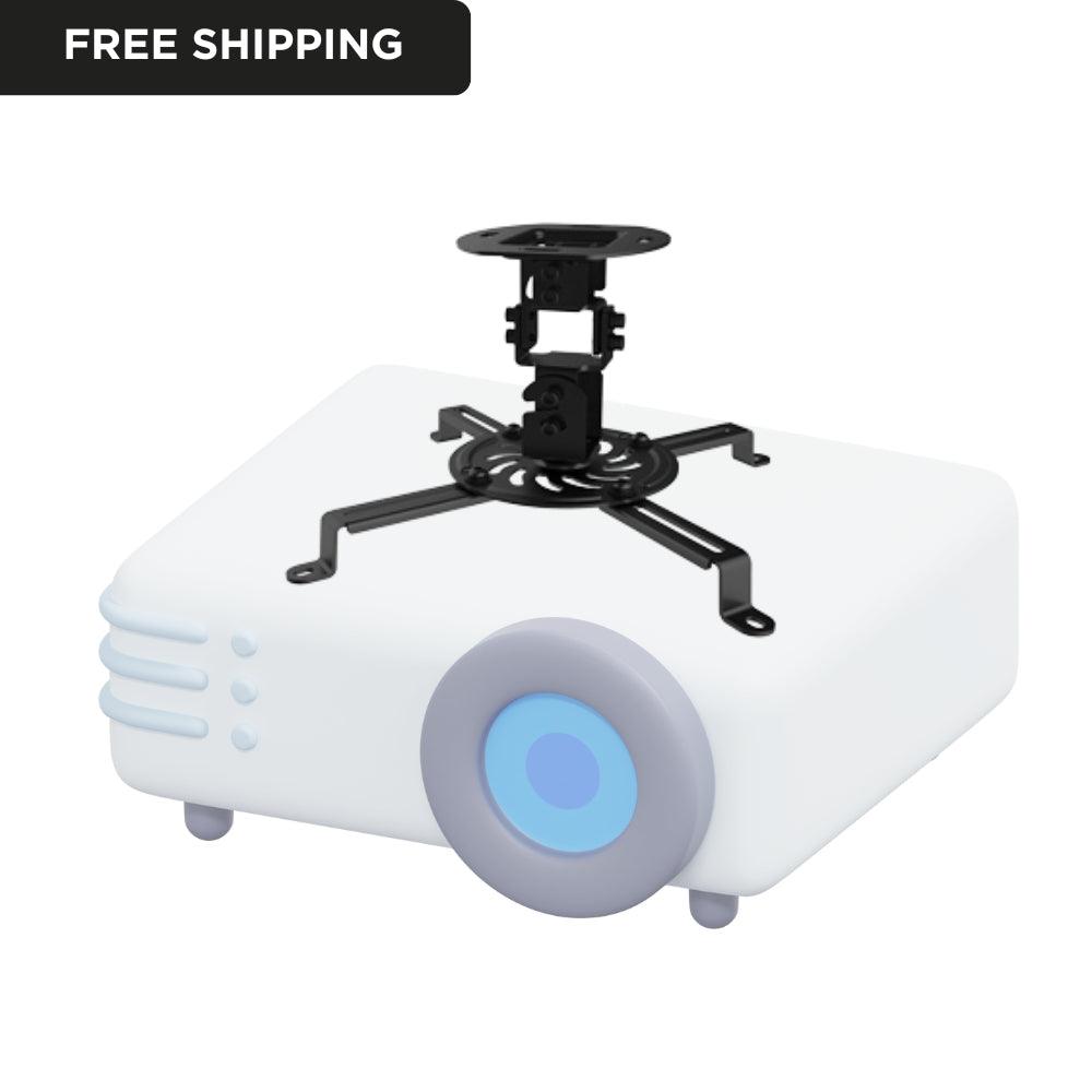 Low profile Ceiling Projector Mount | Holds up to 30lbs - TEXONIC AV Inc