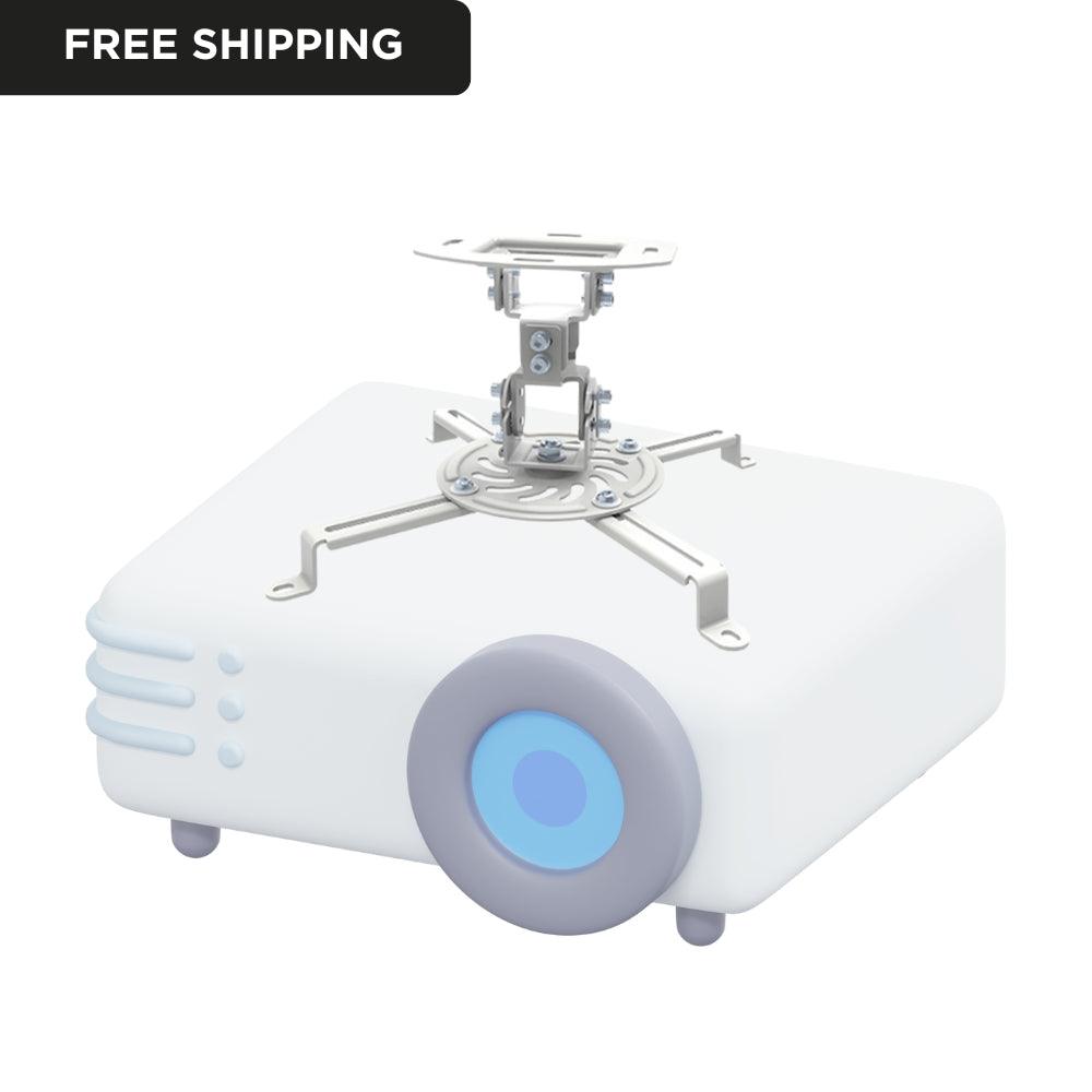 Low profile Ceiling Projector Mount | Holds up to 30lbs - TEXONIC AV Inc