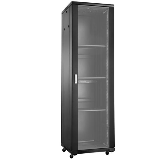 27U Server Rack | heavy-duty cabinet with front glass | canada