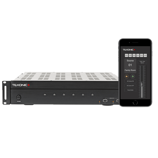 Multi room Streaming amplifier | 16 Channel | App control | Canada - TEXONIC AV Inc