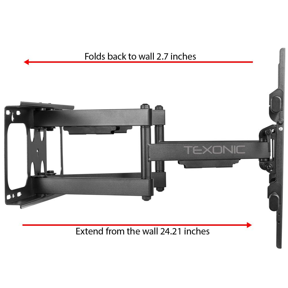 37"-90" Full Motion TV Wall Mount | up to 65kg/143lbs - TEXONIC AV Inc