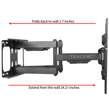 37"-90" Full Motion TV Wall Mount | up to 65kg/143lbs - TEXONIC AV Inc