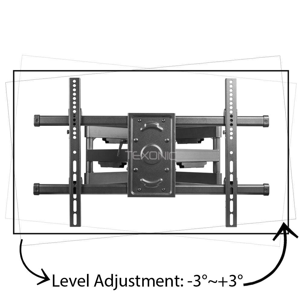 37"-90" Full Motion TV Wall Mount | up to 65kg/143lbs - TEXONIC AV Inc